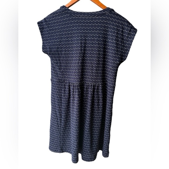 LOFT Scalloped Y Neck Swing Dress Size Small - Picture 5 of 7